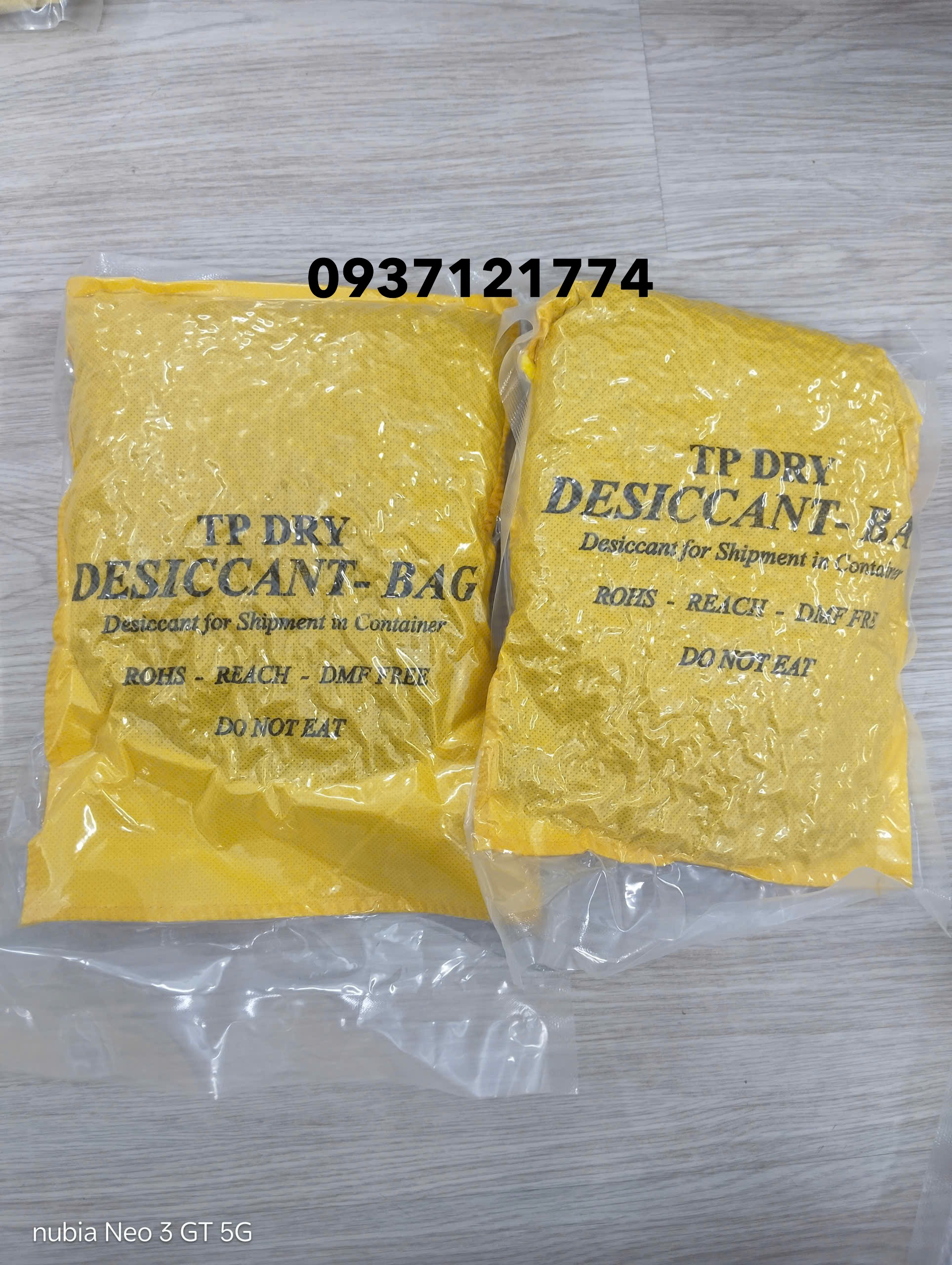 Dây hút ẩm clay vải vàng