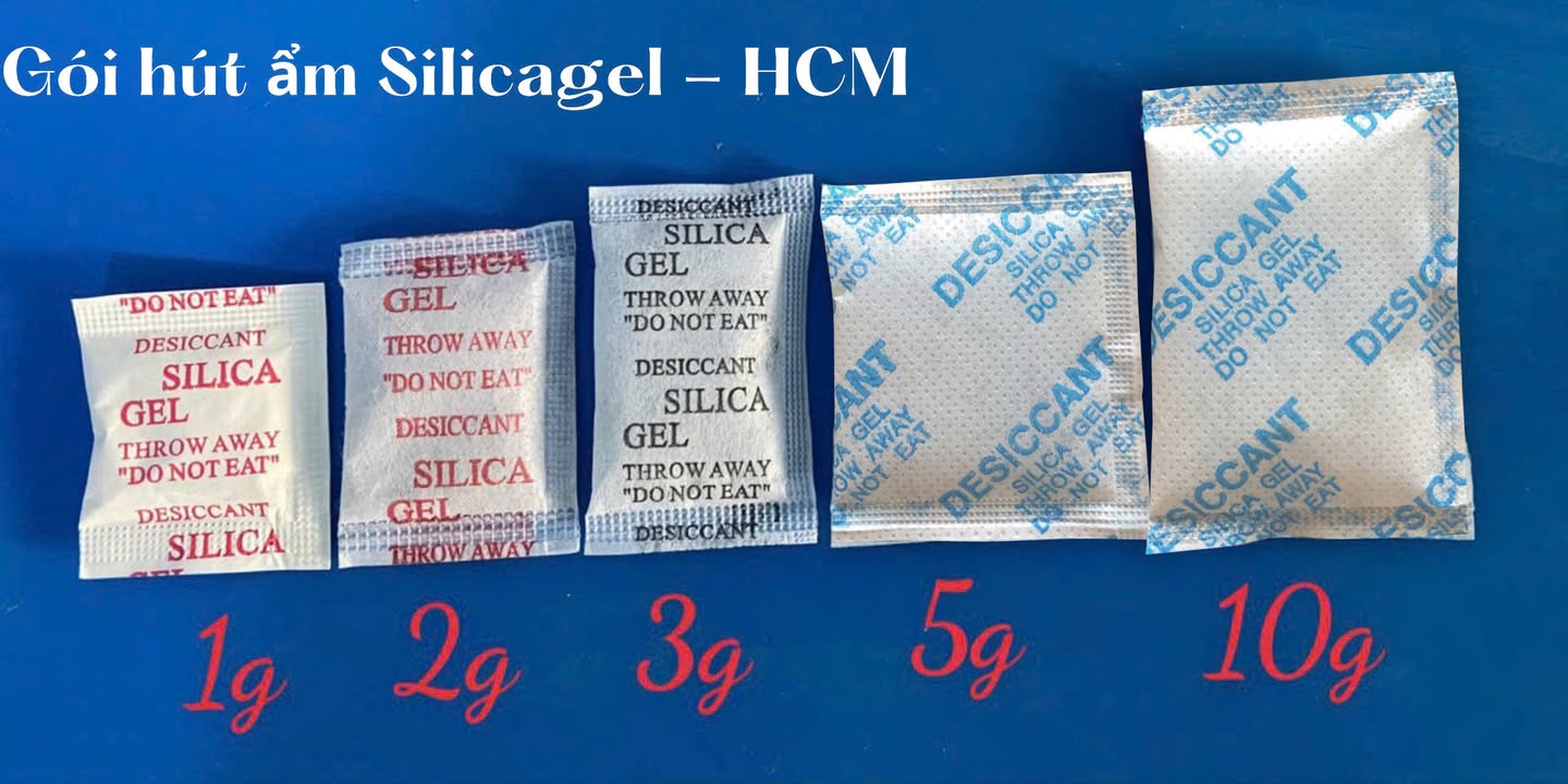 Gói hút ẩm silicagel 1gram đến 10gram