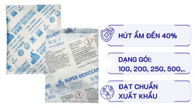 GÓI HÚT ẨM CHO HÀNG MAY MẶC, GIÀY DÉP XUẤT KHẨU – DÙNG THẾ NÀO CHO ĐÚNG?
