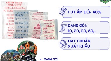 Gói hút ẩm cho linh kiện điện tử. Cách chọn loại phù hợp để kiểm soát độ ẩm