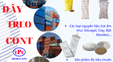 Doanh nghiệp xuất khẩu thường dùng loại hút ẩm nào cho container?